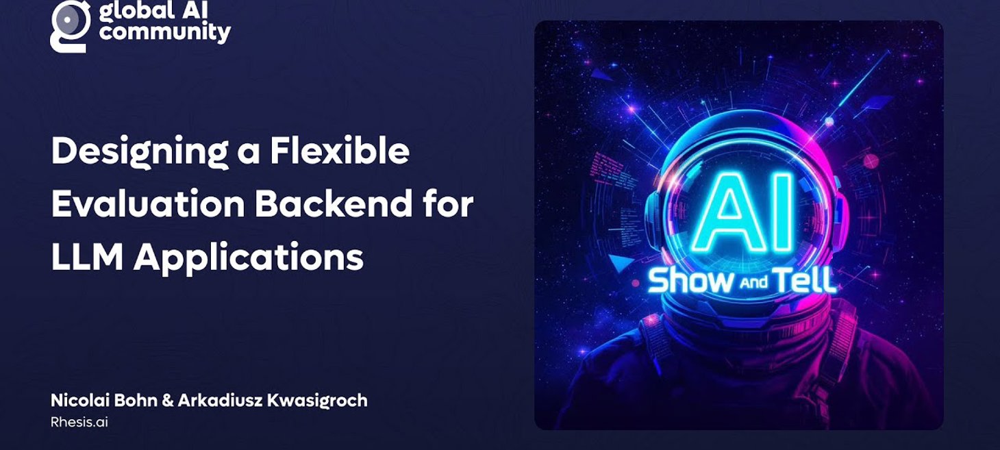 Designing a Flexible Evaluation Backend for LLM Applications