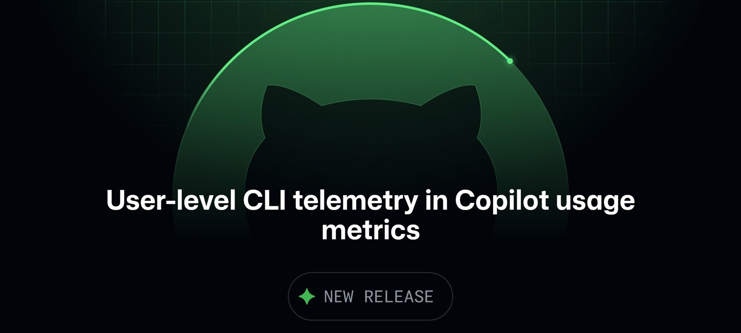 Copilot usage metrics now includes user-level GitHub Copilot CLI activity