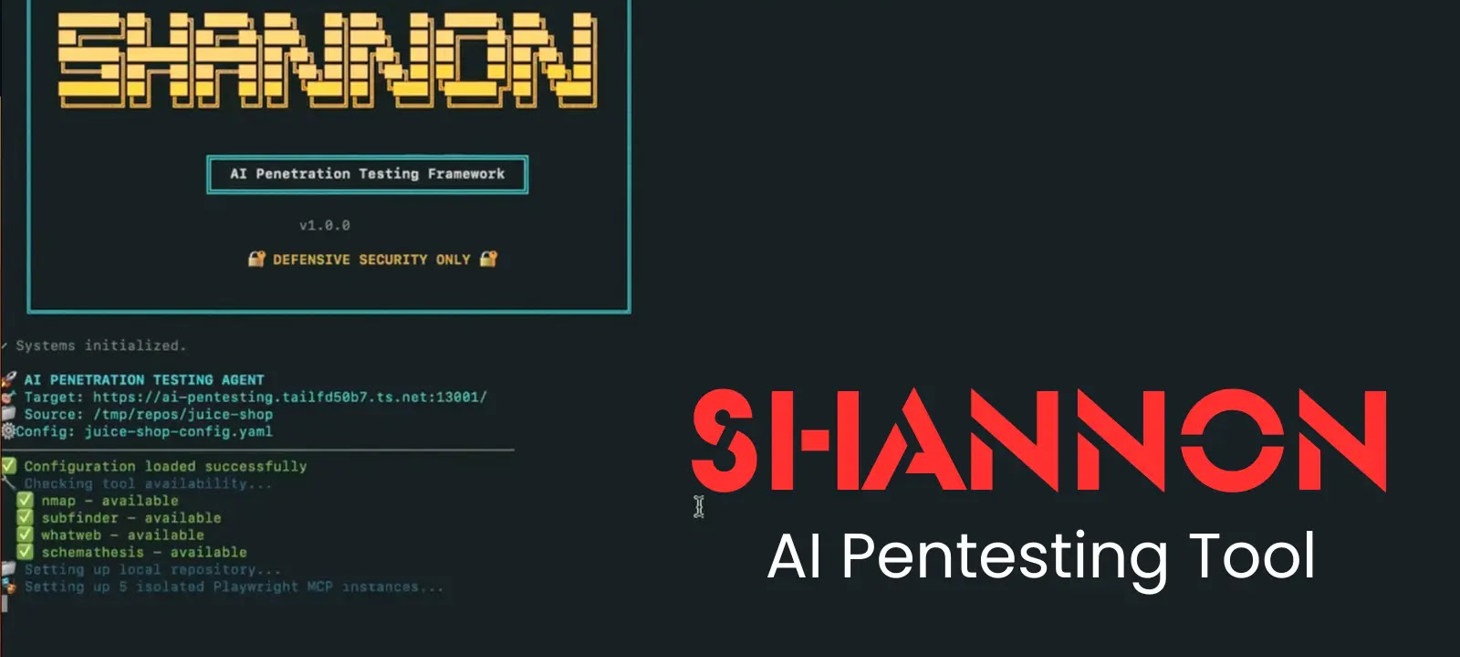 Shannon - AI Pentesting Tool that Autonomously Checks for Code Vulnerabilities and Executes Real Exploits