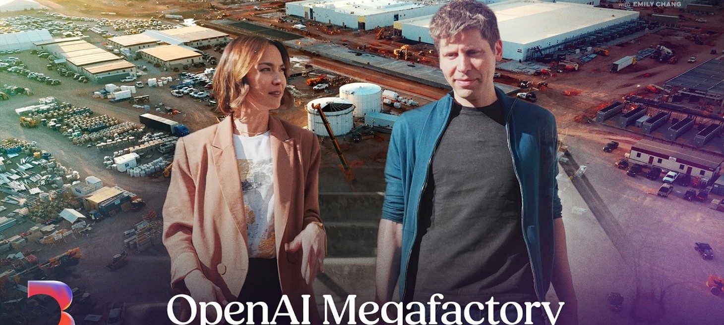 Inside OpenAI's Stargate Megafactory with Sam Altman