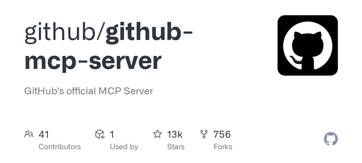 GitHub - github/github-mcp-server: GitHub's official MCP Server